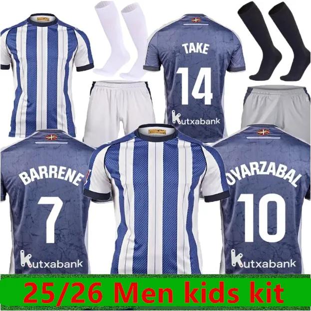 Real Sociedad Soccer Jerseys 2025 Oyarzabal, From Topjersey2027