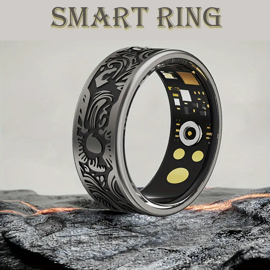 2026 Smart Ring Heart Rate Monitor Ring with Blood Pressure and Blood ...