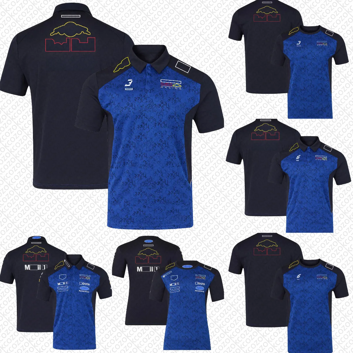 2026 F1 Team Racing Polo Sport T Shirt Formula 1 Driver Replica Polo ...