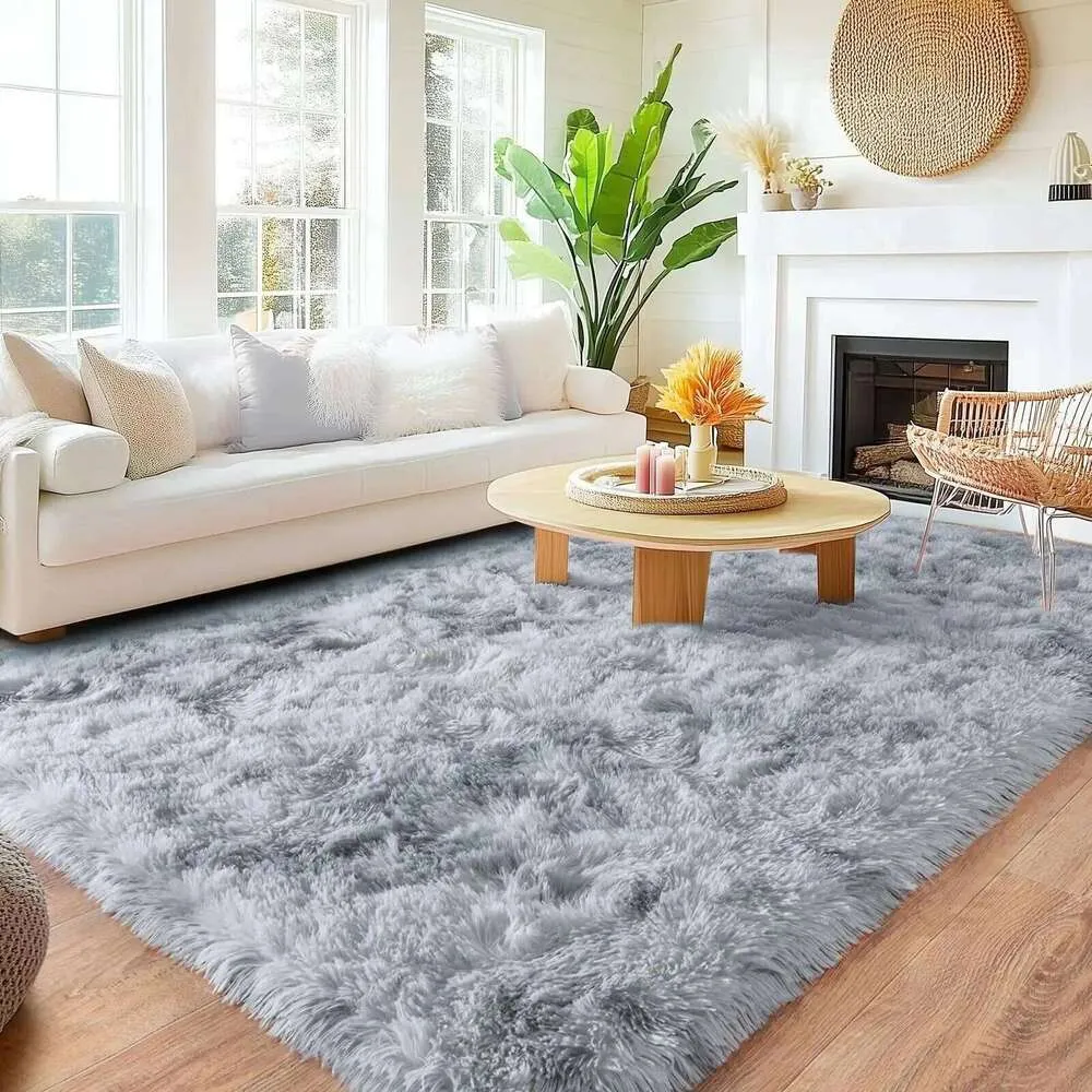 Fluff Loop Rug VIKAMA 100% Polyester Loop Pile Children's Bedroom Rug, Soft Fluffy ...