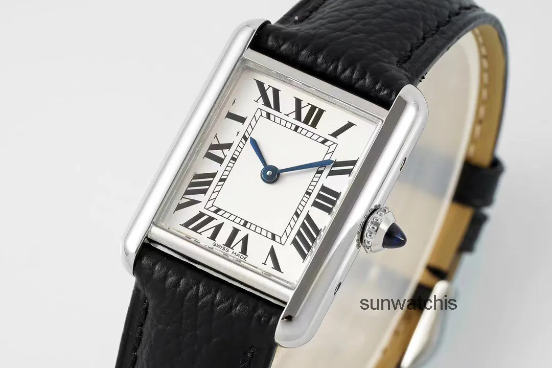 Tank Top Watch Tank style watch with stainless steel case, sapphire glass, 22mm dial ...