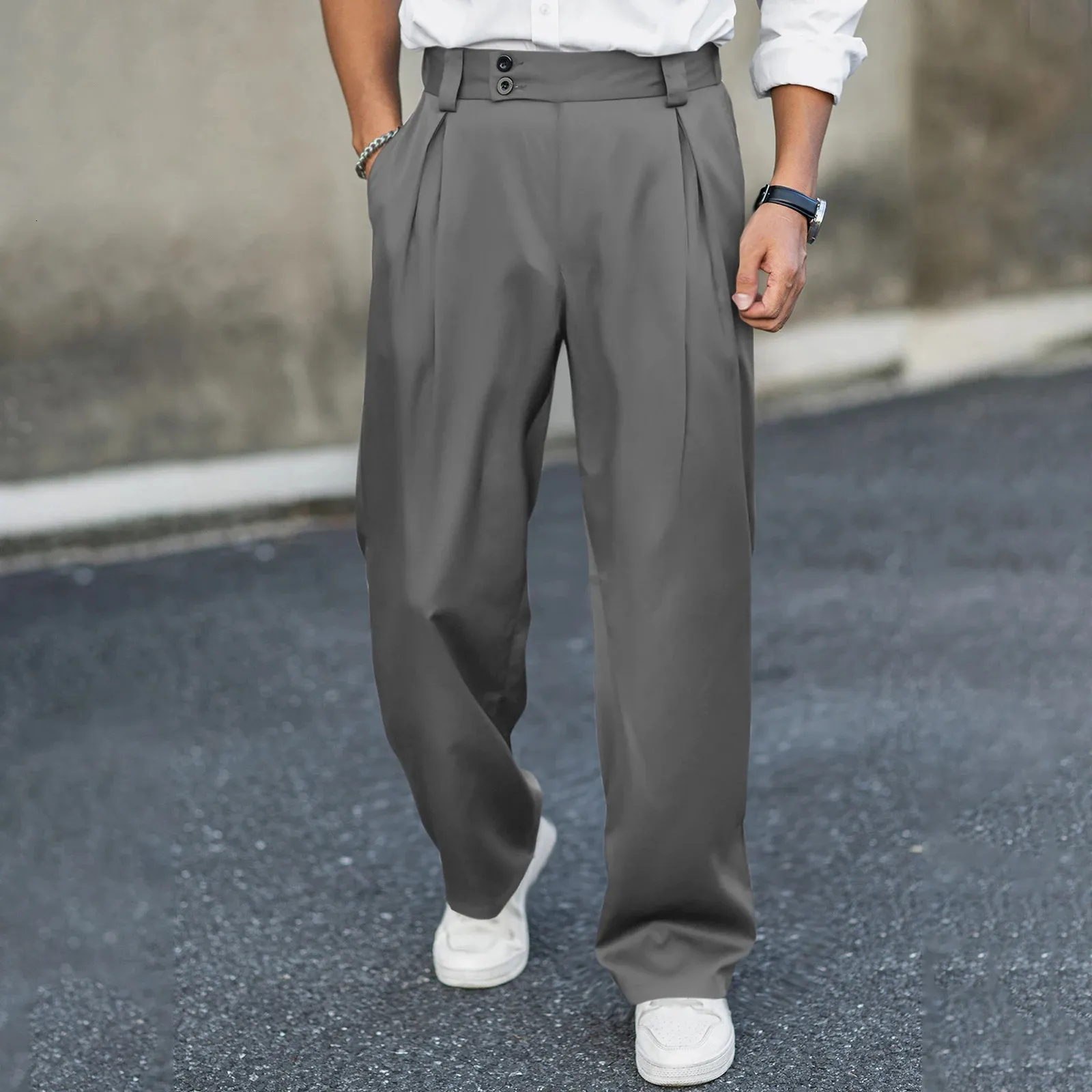 wide leg dress pants men Men's For example Wide Leg Linen Pants Men