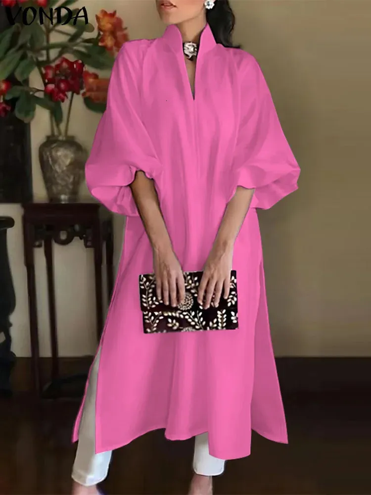 vonda lady dress Plus Size 5XL Women Office Floor-Length Chiffon Short Sleeve Aline Vestidos from Dhgate Basic & Casual Dresses outsidelands