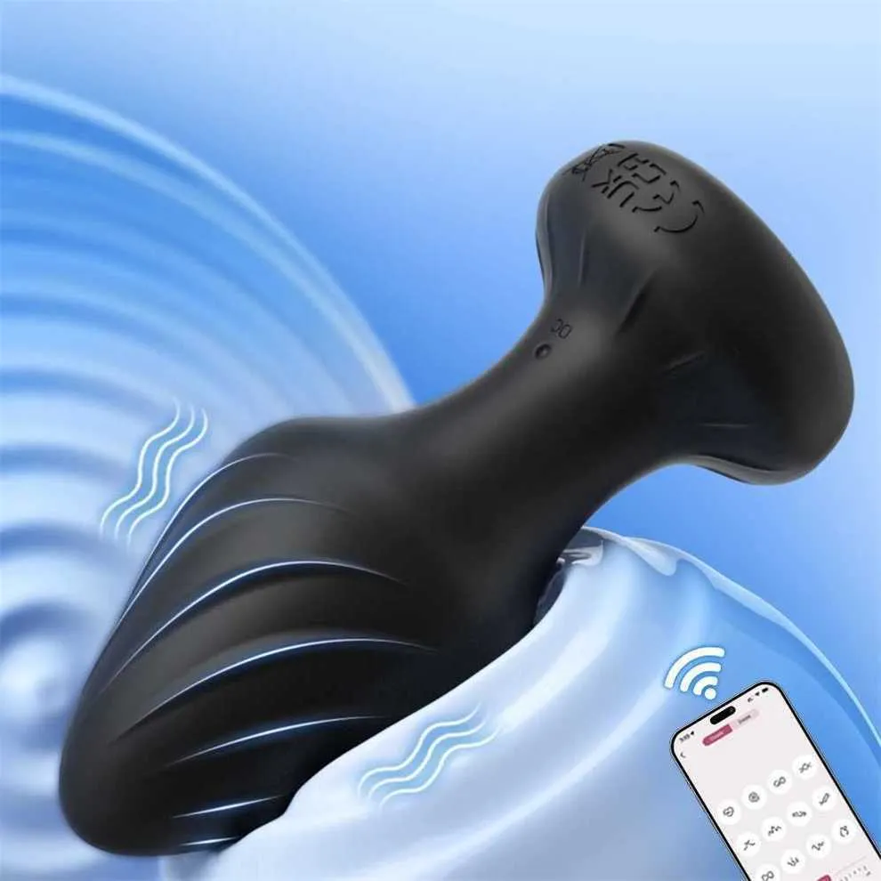 APP Titreşimli Anal Oyuncak Butt Plug Erkekler... Yi TL1,258.47