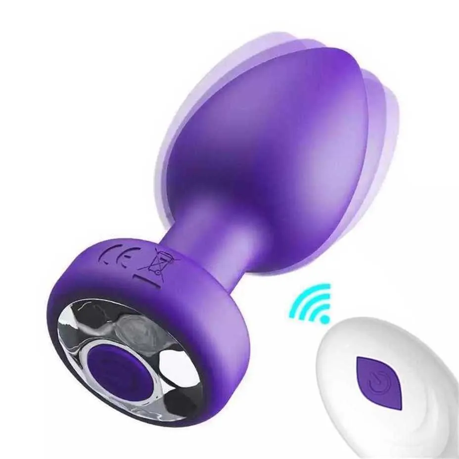 11A Vibrating Anal Vibrator for Men with 10 Vibration Modes Wireless ...