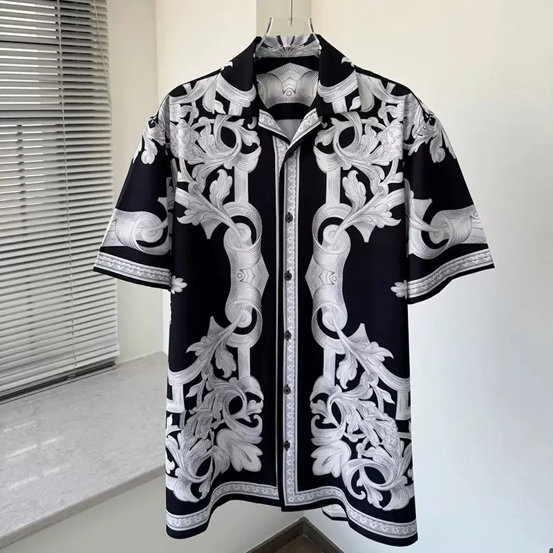 luxury dress shirts for men Slim Fit Long Sleeve Button Down Floral Shirts Fashion Designer Formal Business Party Dress Shirt Black : Clothing, Shoes & Jewelry A popular weave Luxury Dress Shirt Men Dress