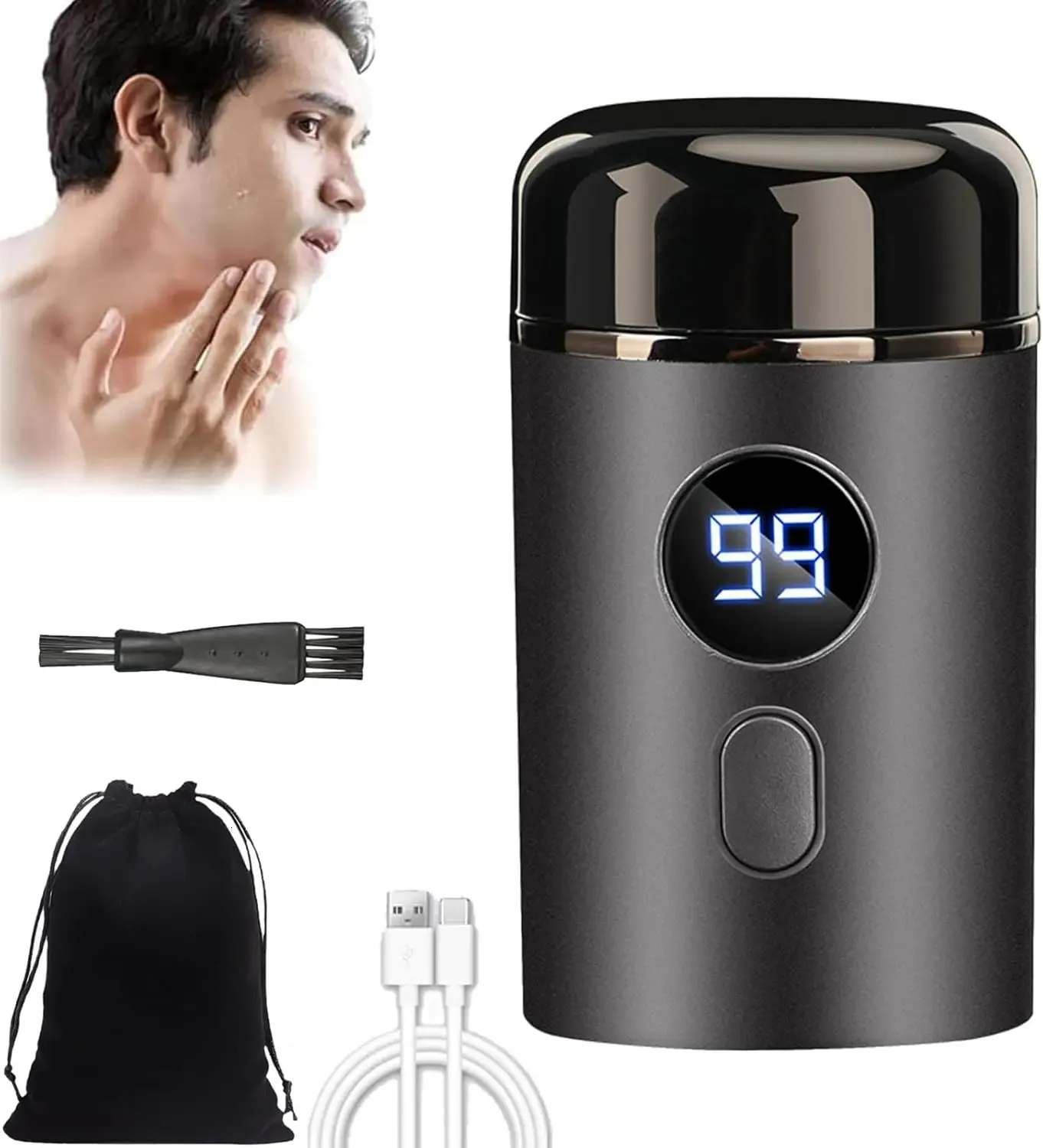 Upgrade Electric Razor 18-Blade 3D Micro Float Shaver IPX7 Waterproof ...