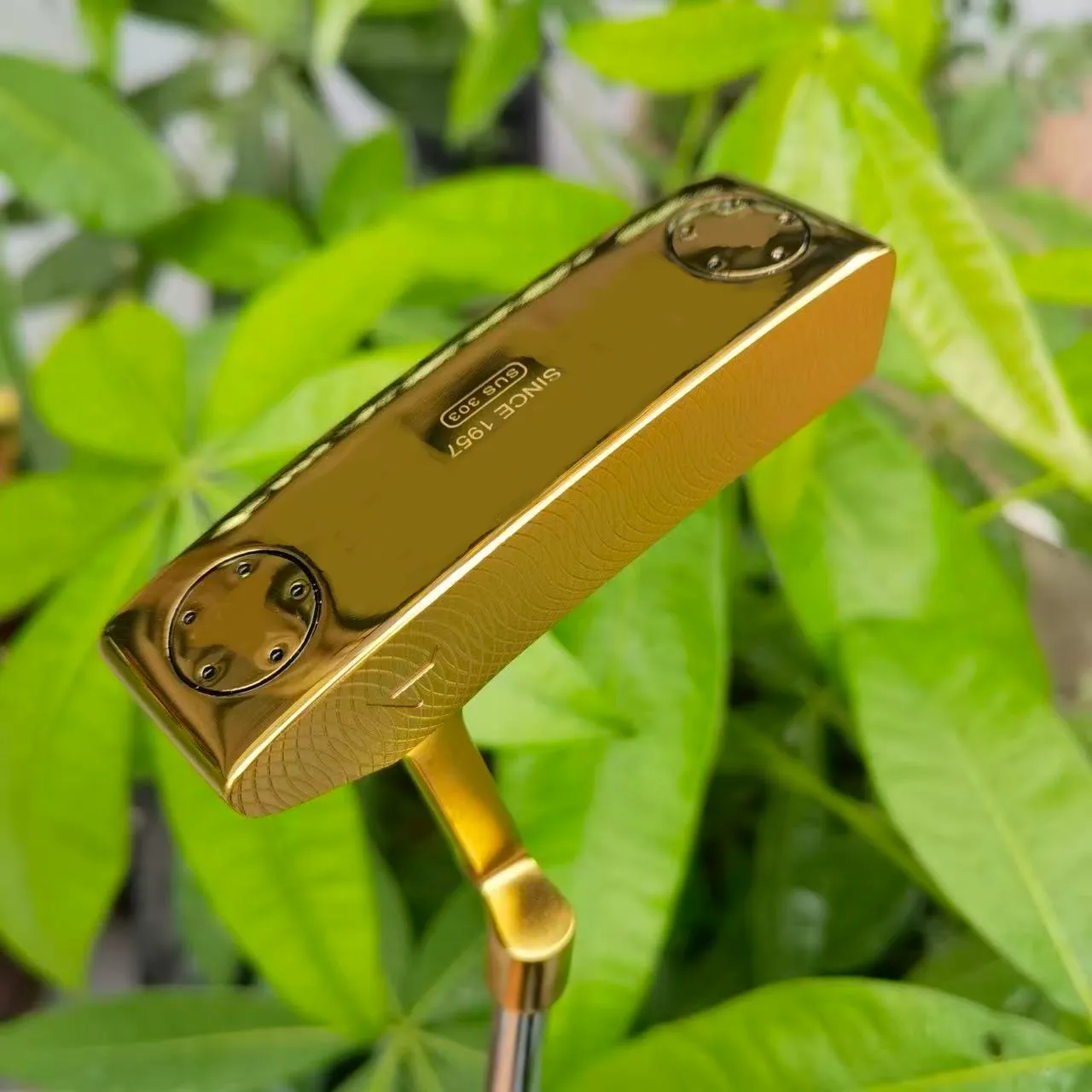 Golden Putter Gold Putters Golf Clubs Right Handed CNC Milled 33/34/35 Inch Steel ...