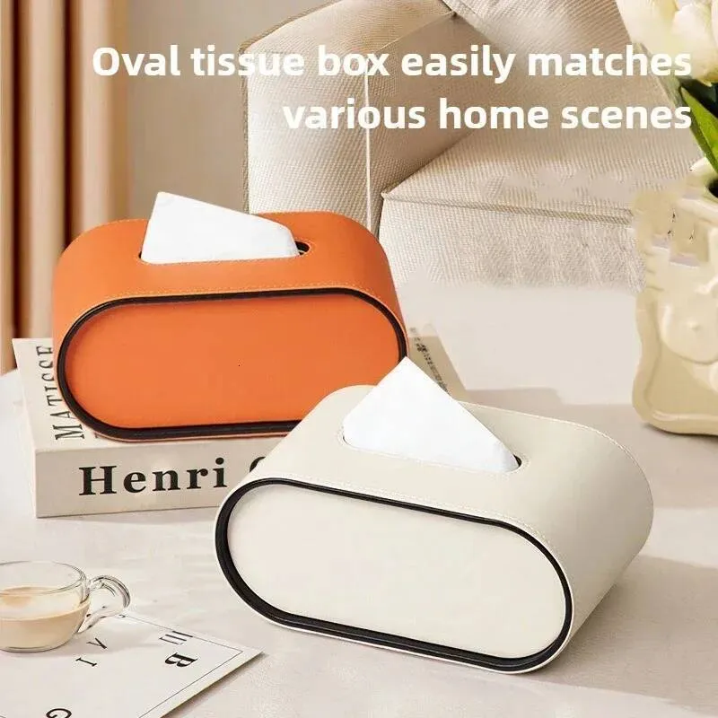 Paper Light Luxury High-end Living Room Dish Drainer Leather