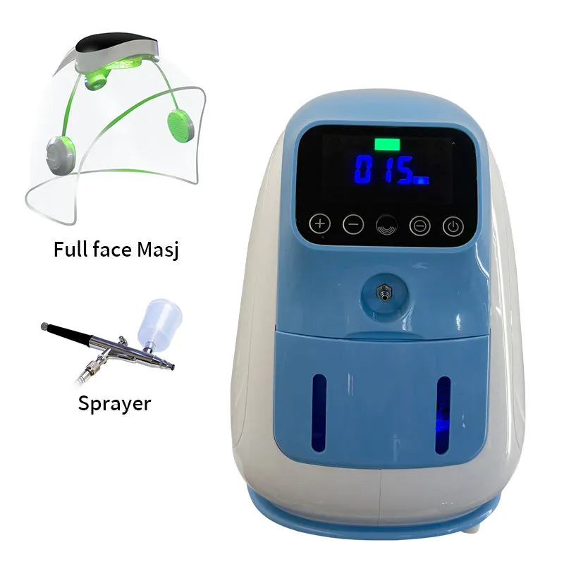 Multifunction Oxygen Jet Facial Machine with 7-Color LED Light Therapy ...
