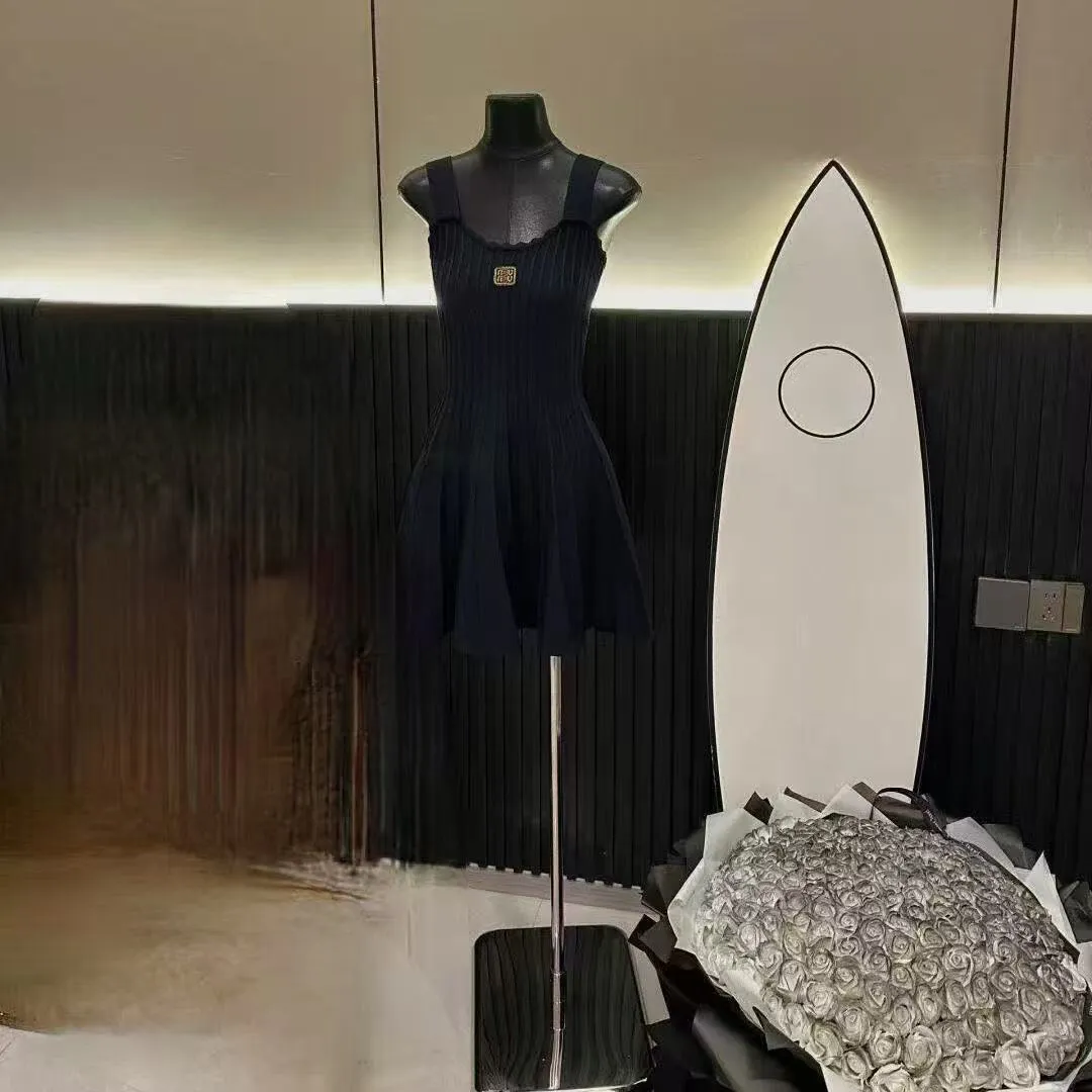 Flare Knit Cami Tank Dress With Wide Strap And High... From Menstyle77  Manufacturer, $20.36 | DHgate.Com