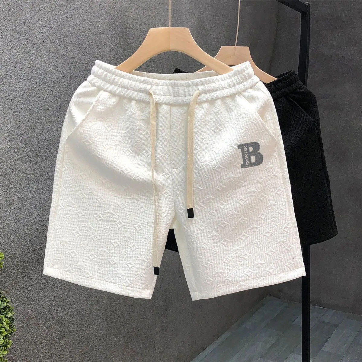 2026 Designer Linen Leisure Shorts for Men with Elastic Waist and ...