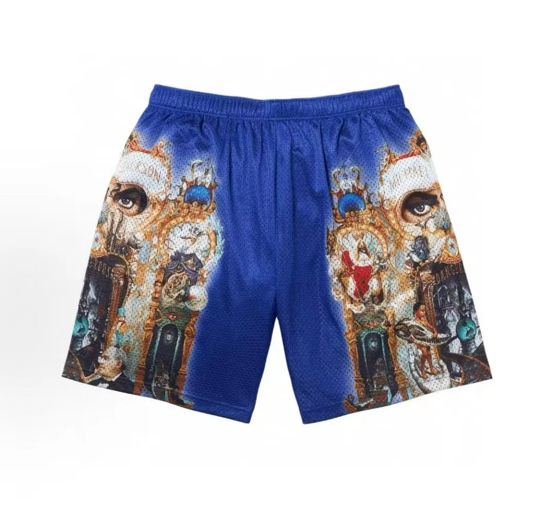 2026 New Fw25 MJ Week18 Dangerous Mesh Shorts Beach From