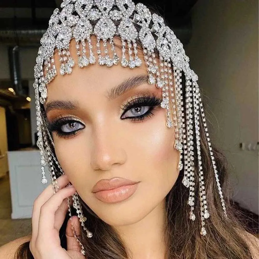 2 pieces Rhinestone Headband Wide-brimmed Hair Unique Bargains Simplicity Rhinestone Wide-brimmed Headband  main image 2