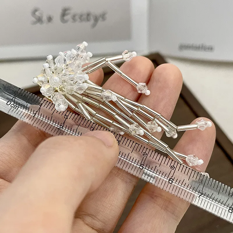 クリスタルパールビーズのフリンジイヤリング を￥2,982 | DHgate