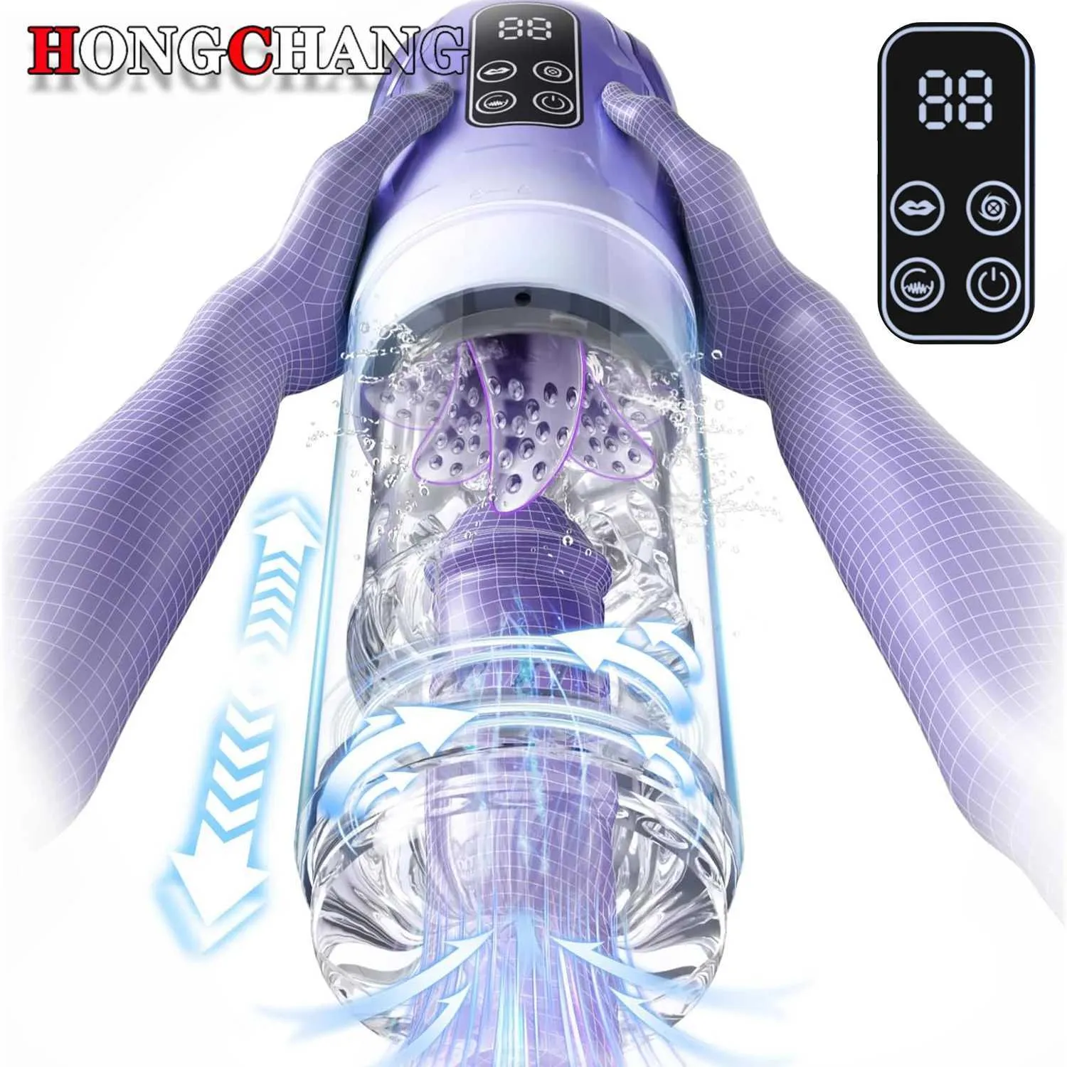 was bringt eine penispumpe Automatische Thrusting Rotation Männlicher Masturbator Saugen Lecken LCD  Vakuum Penispumpe Wasser SPA Echte Taschenmuschi Sexspielzeug Für Männer  S251211LC5A Von 21,87 €