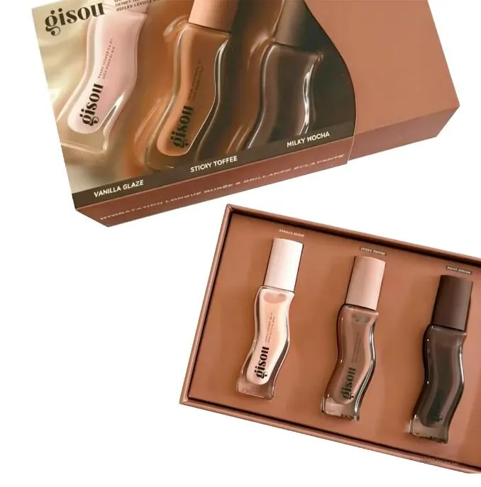 Gisou Tropic Lip Glaze Trio Gift Set With... 