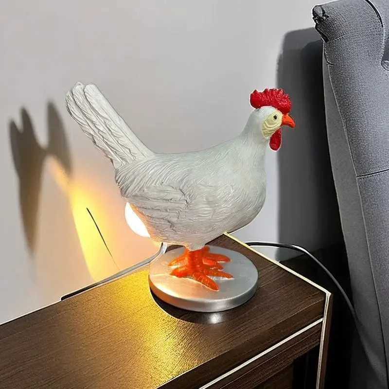 LED Night Light USB Chicken Colored Bulbs Holiday Easter Party Ornament ...