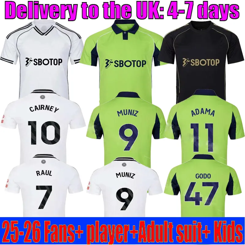 SMITH ROWE Fulham Soccer Jerseys 2025 2026 Mens & From