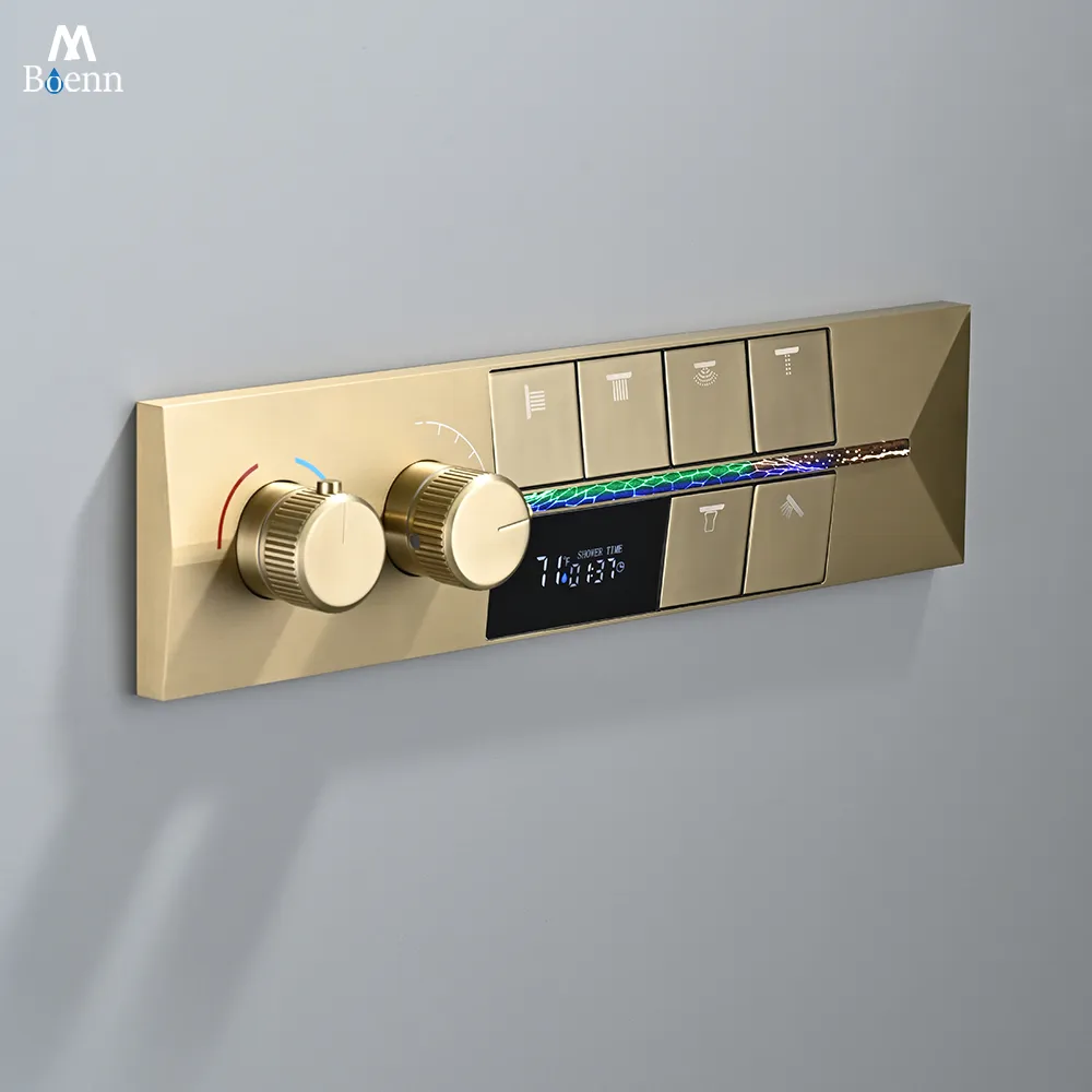 Thermostatic Shower Controller with Smart Temperature Display, Dual ...