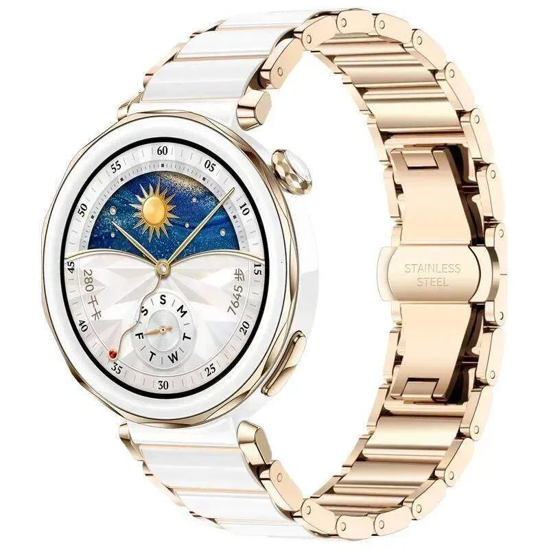 Metal Ceramic Strap For Huawei Watch GT5/GT4/ GT 5 From
