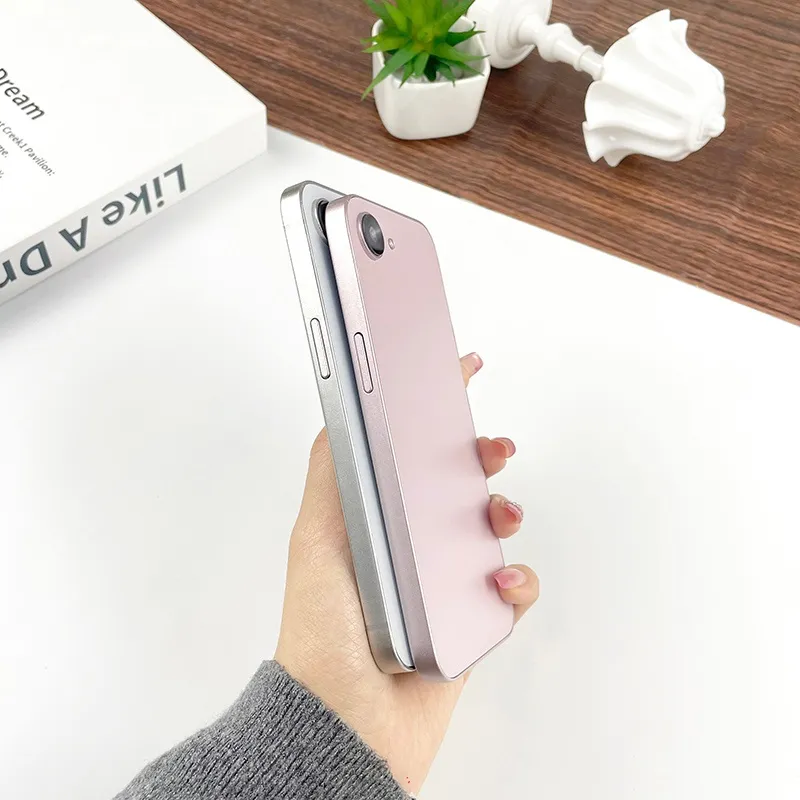 Perusha Modèle Factice De Téléphone IPhone 15 Pro Max – Écran Bleu/Noir – Réplique Factice Sans Logo