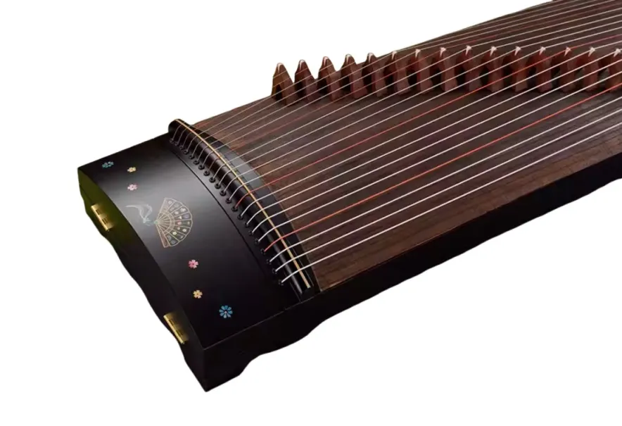 古筝 125 センチメートル扇パターン 21 弦ツィター中国の弦楽器を