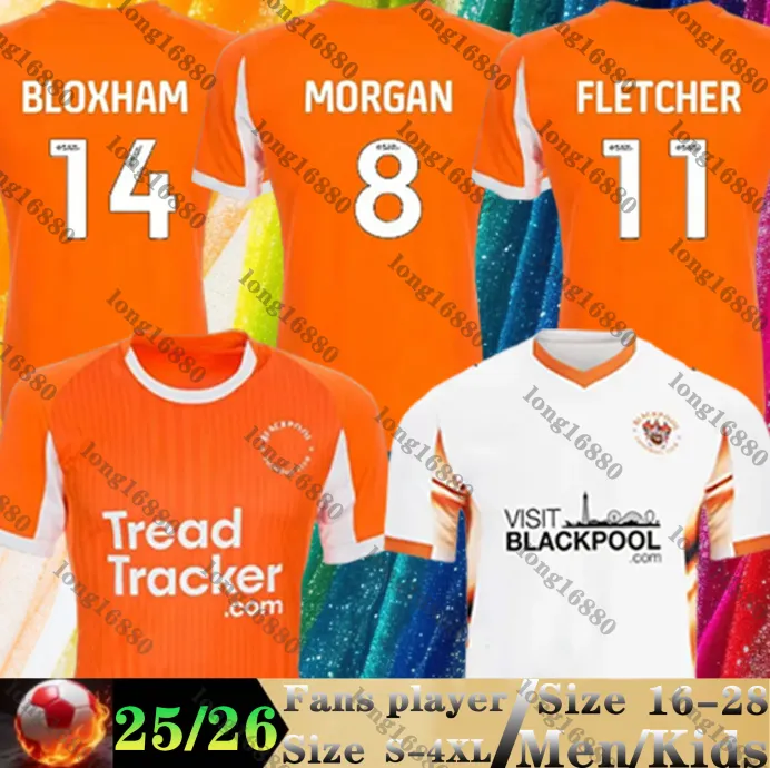 Blackpool FC Soccer Jerseys 2025 2026 Mens & Kids... From Long16880 ...