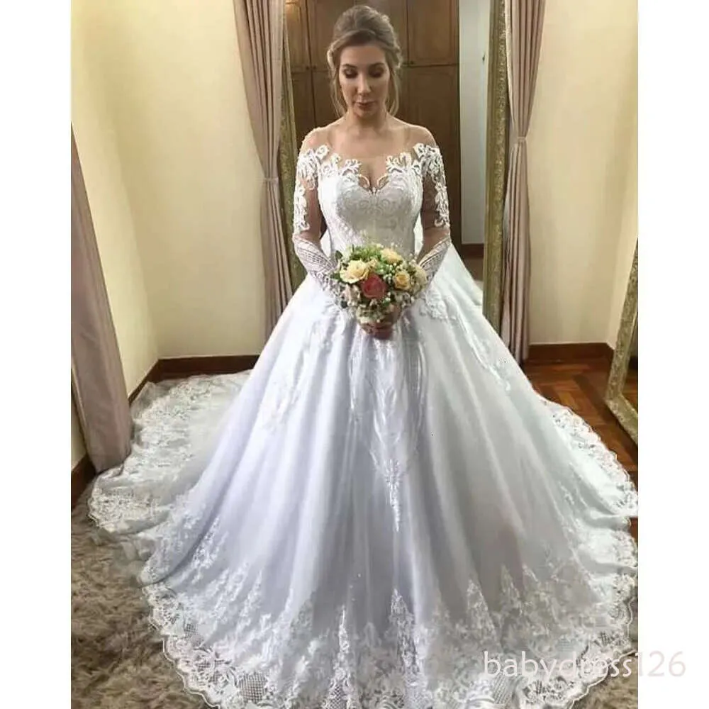 plus size vintage lace wedding dresses Tulle Lace Plus Size A-line V-neck Backless Wedding Dresses, Bridal Gowns, MW752