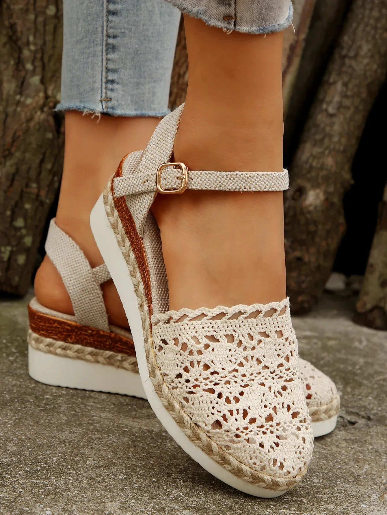 Women Summer Wedge Casual Fashion Platform Woman Sandals Zapatos 260316_voghion.com