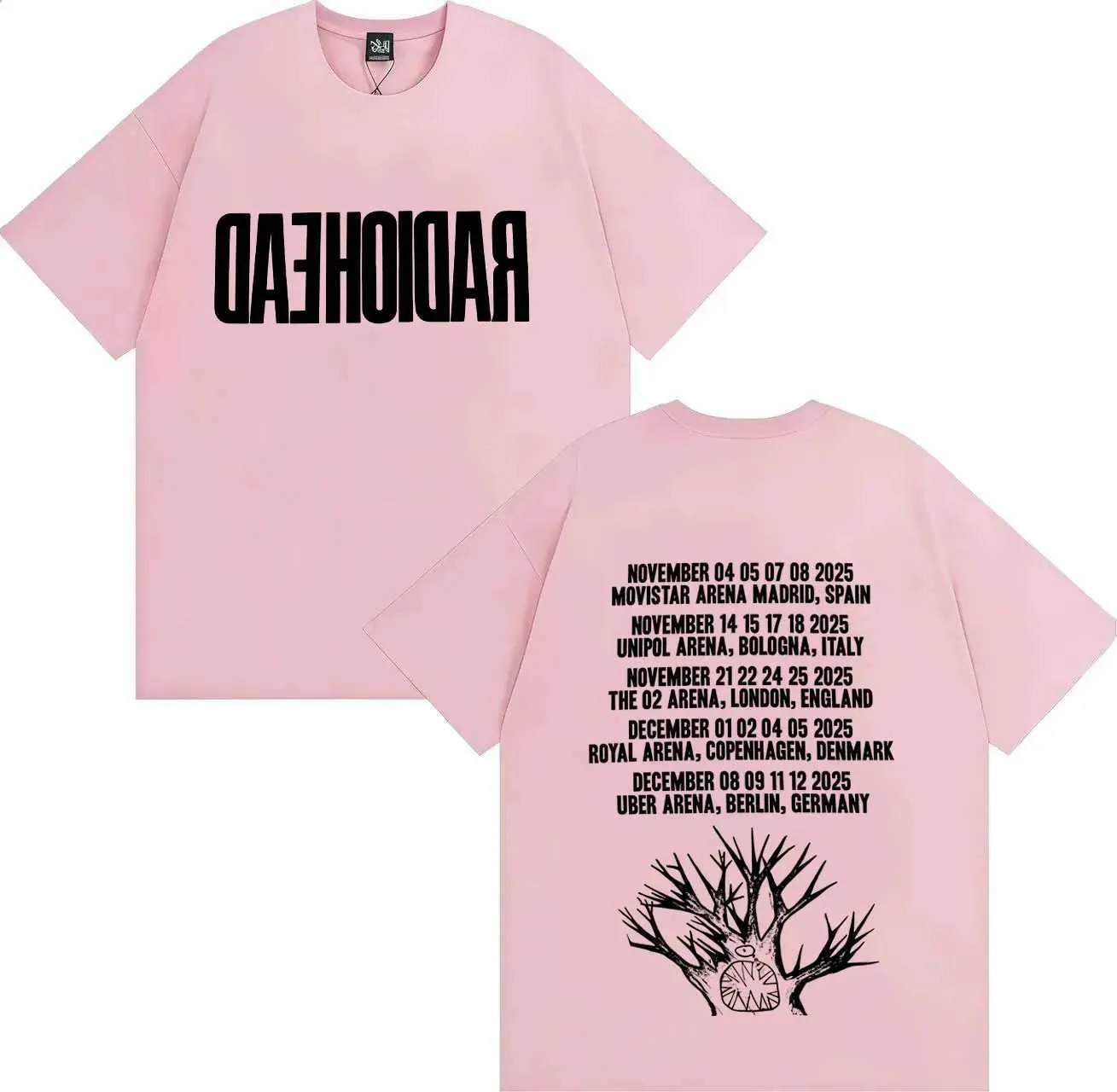 Radiohead Tour 2025 Merch Gothic T Shirt Mens Women From 7,54