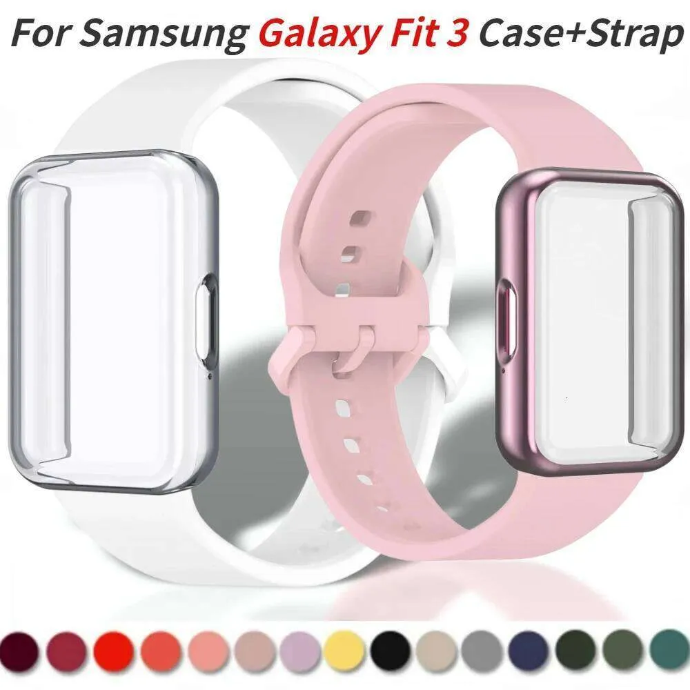 TPU Case and Silver Silicone Strap with Folding Clasp for Samsung ...