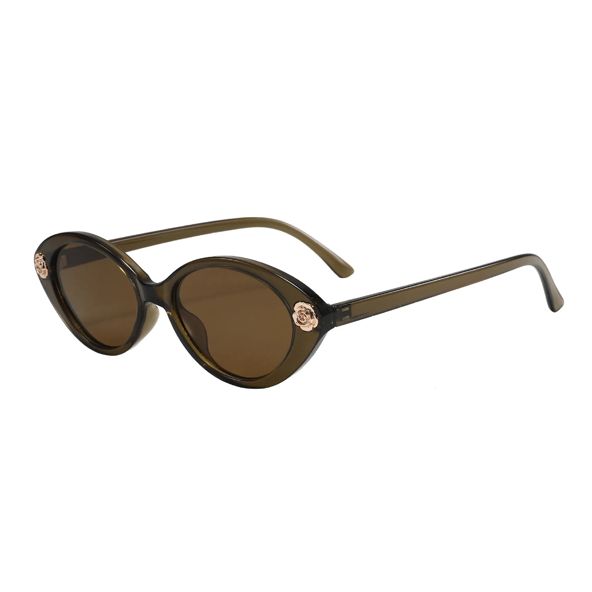 Oval Cat Eye Photochromic Sunglasses for Women with UV380 