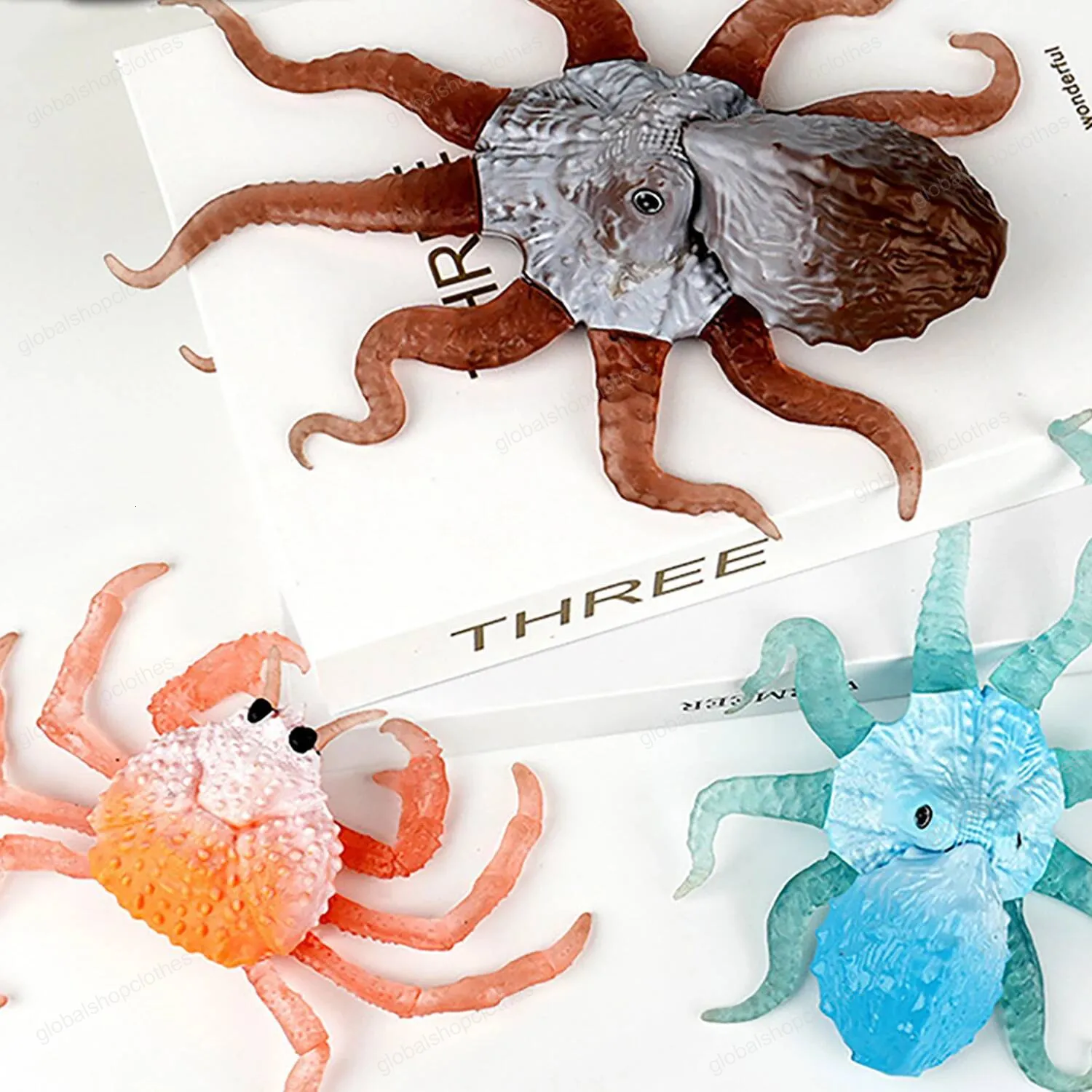 Needoh Soft Rubber Underwater Animal Stress Relief... From Toystory888 ...