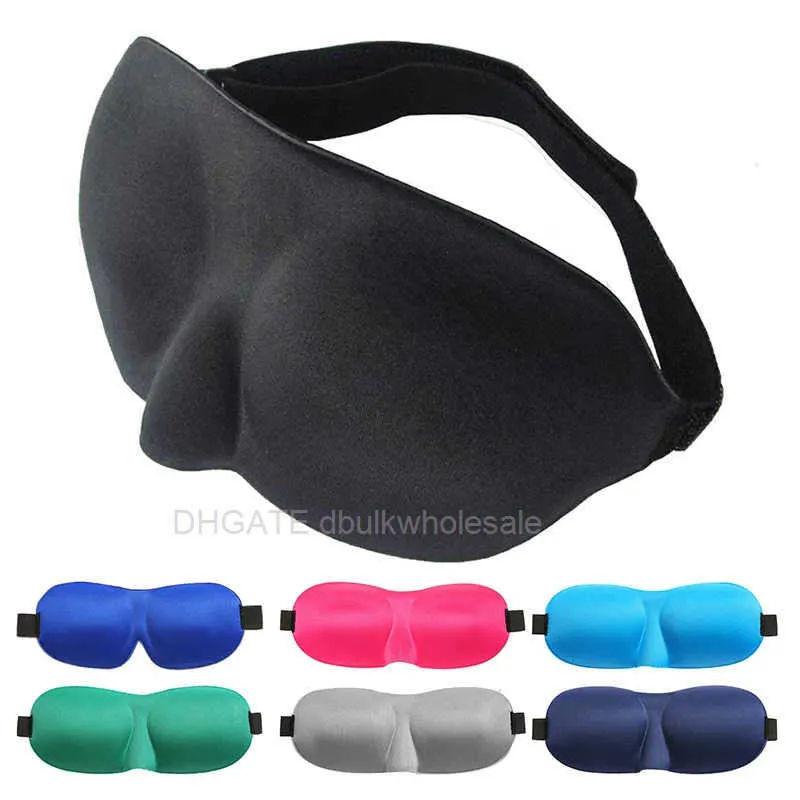 50% OFF 3D Sleep Mask Eyepatch – Dark Blockout Travel Blindfold for Men & Women