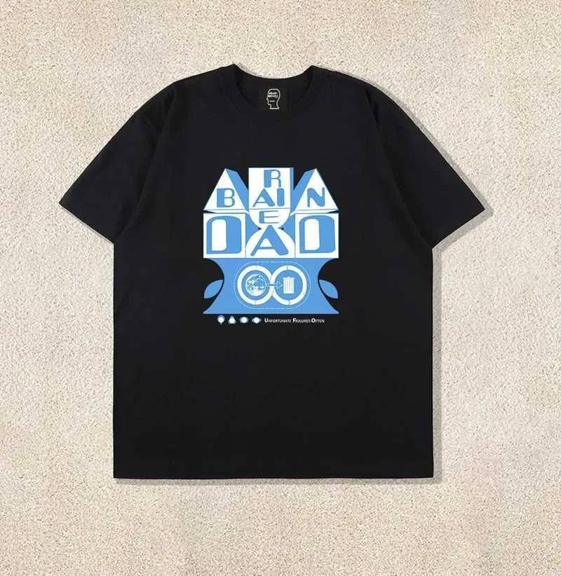 26SS Summer New Loose Casual Breathable Cotton Short Sves Men Women BRAIN DEAD T-shirts Q260319