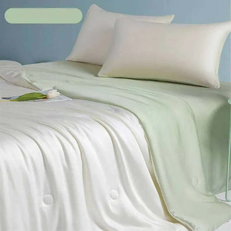 Summer Cooling Quilt And Pillowcase Set Silky Soft Bedding 3pcs_voghion.com