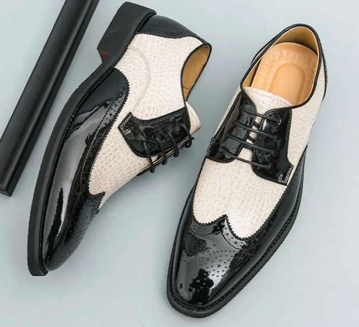dress shoes for homecoming men Amazon.com | Dress Shoes for Men Fashion New Men Pointed Black Lace Up  Casual Dress Homecoming Prom Wedding Shoes Male Formal Wedding Oxfords  Footwear(6)