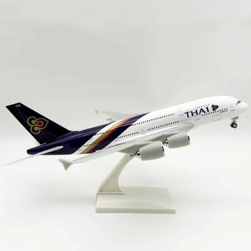 2/6 NEW!! Air.bus A380 1/150 約50cm 1:48 Scale Resin Airbus A380 Series Aircraft Model With Landing