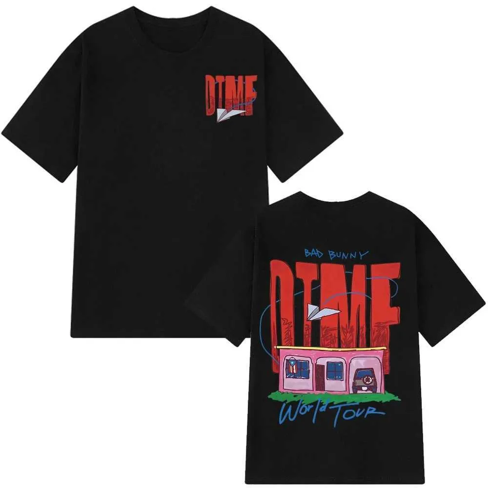 Singer Bad Bunny DTMF World Tour 2026 Printed Cotton T-shirt All