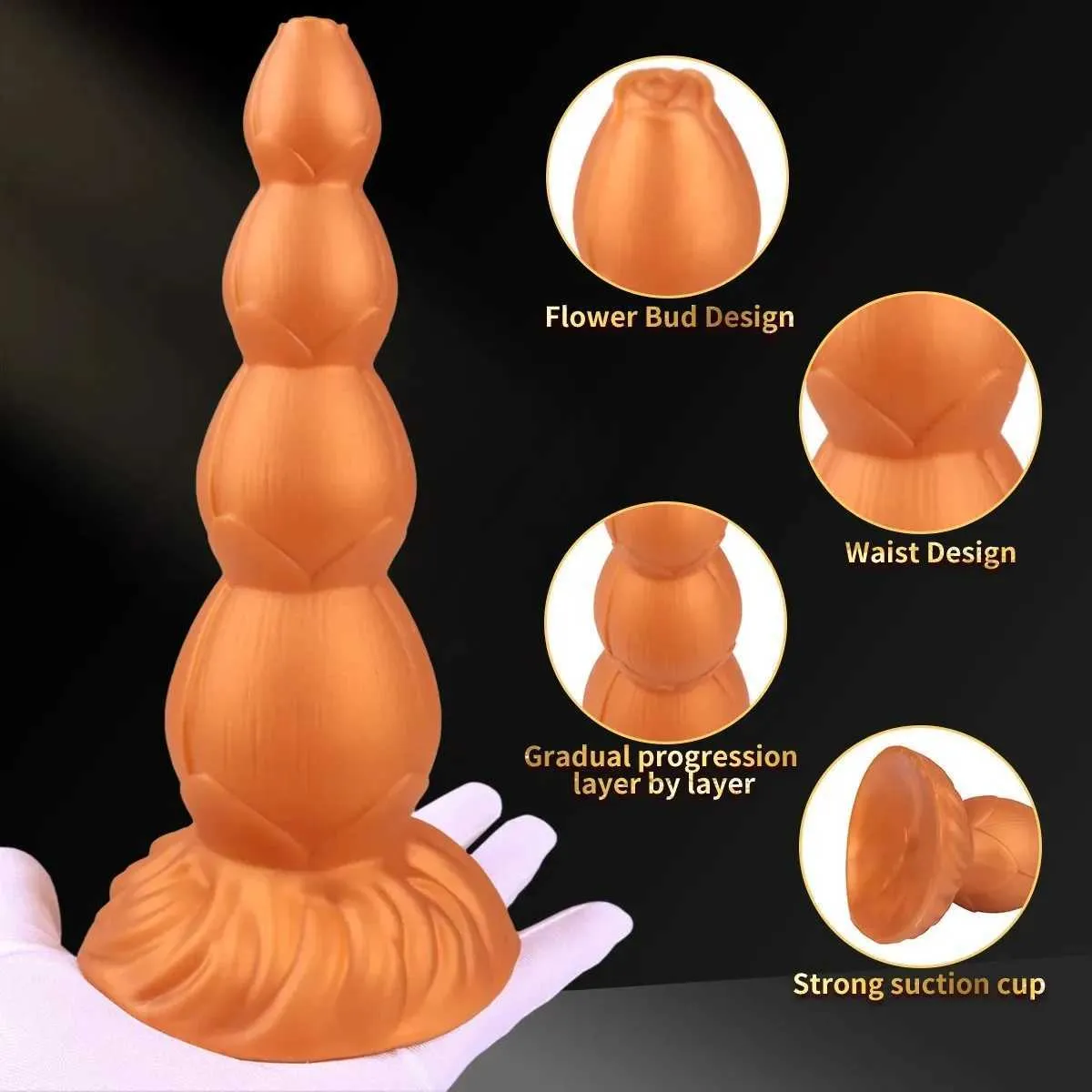 Lotus Flower Bud Tapered Anal Butt Plug Soft Male Masturbation Tool For Anal  Expansion Adult Toy BDSM Anul Plugin Toys Buttplog From 26,14  | DHgate