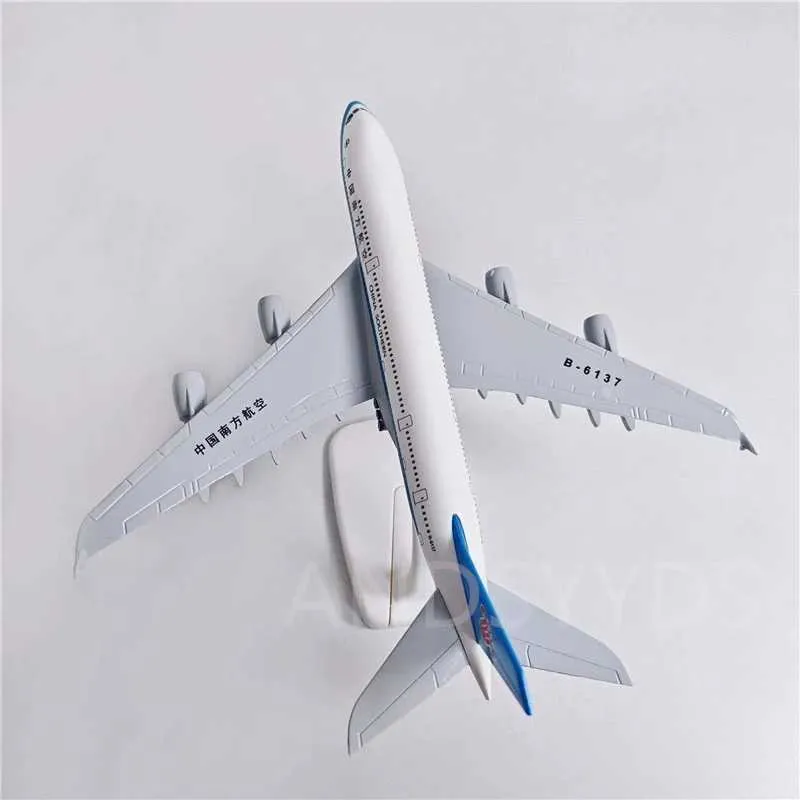 20 Cm Uçak Modeli A380 Çin Güney Havayolu Alaşım Yi TL228.33