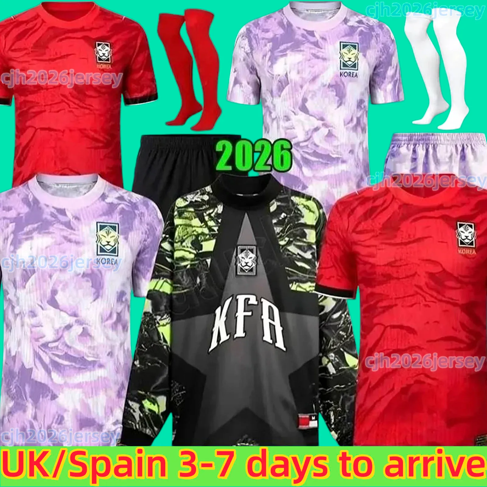 2026 ワールドカップ韓国サッカーユニフォーム息子代表チーム 26 27