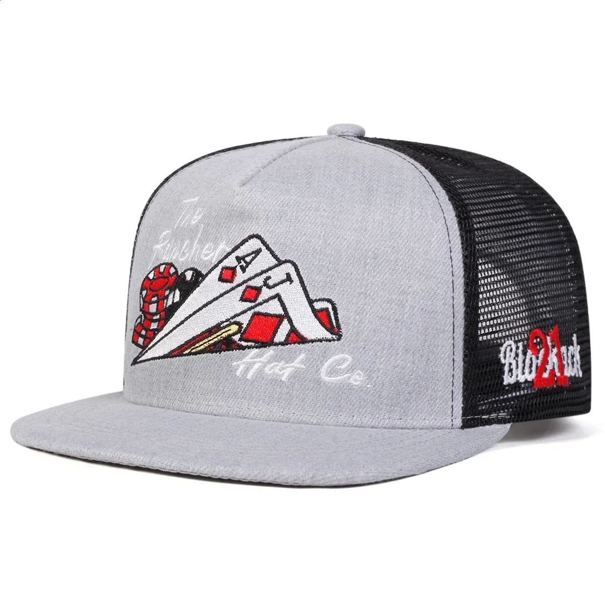 Unisex Poker Embroidery Hip Hop Net Hats Spring And... From 