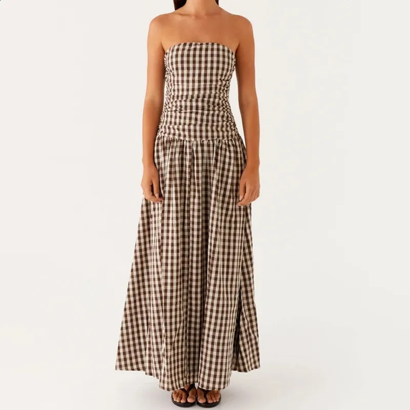 nya tulle maxi dress Eggplant V-Neck with Criss Cross Back Primal Kitchen Cilantro Lime cute summer dresses Left side slit Size:WOMEN / EU 35 / US 4.5 - 5