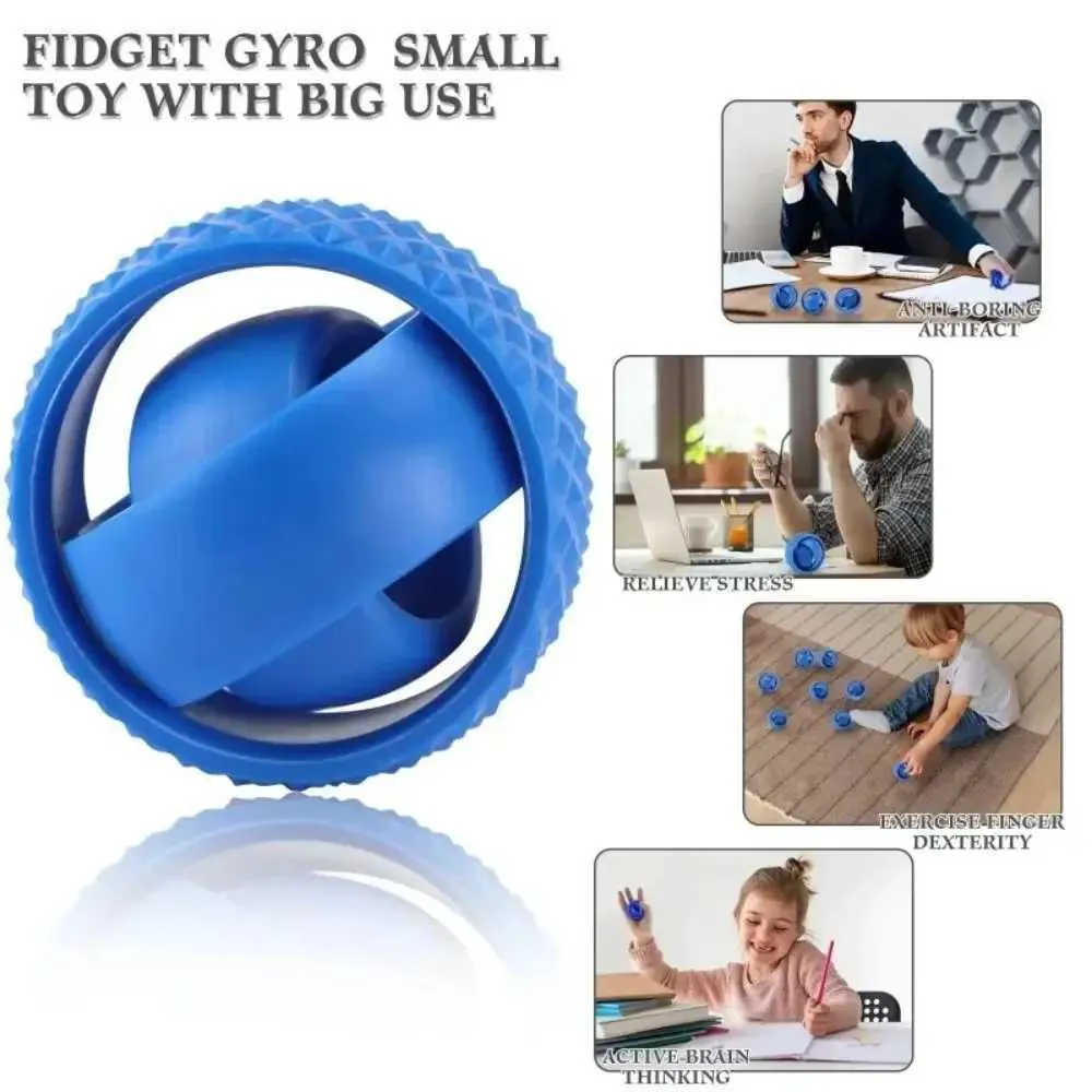 Plastic 3D Printed Rotating Ball Toy Multi-function Fidget Toy O-Shaped ...
