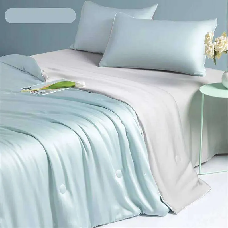 Summer Cooling Quilt And Pillowcase Set Silky Soft Bedding 3pcs_voghion.com