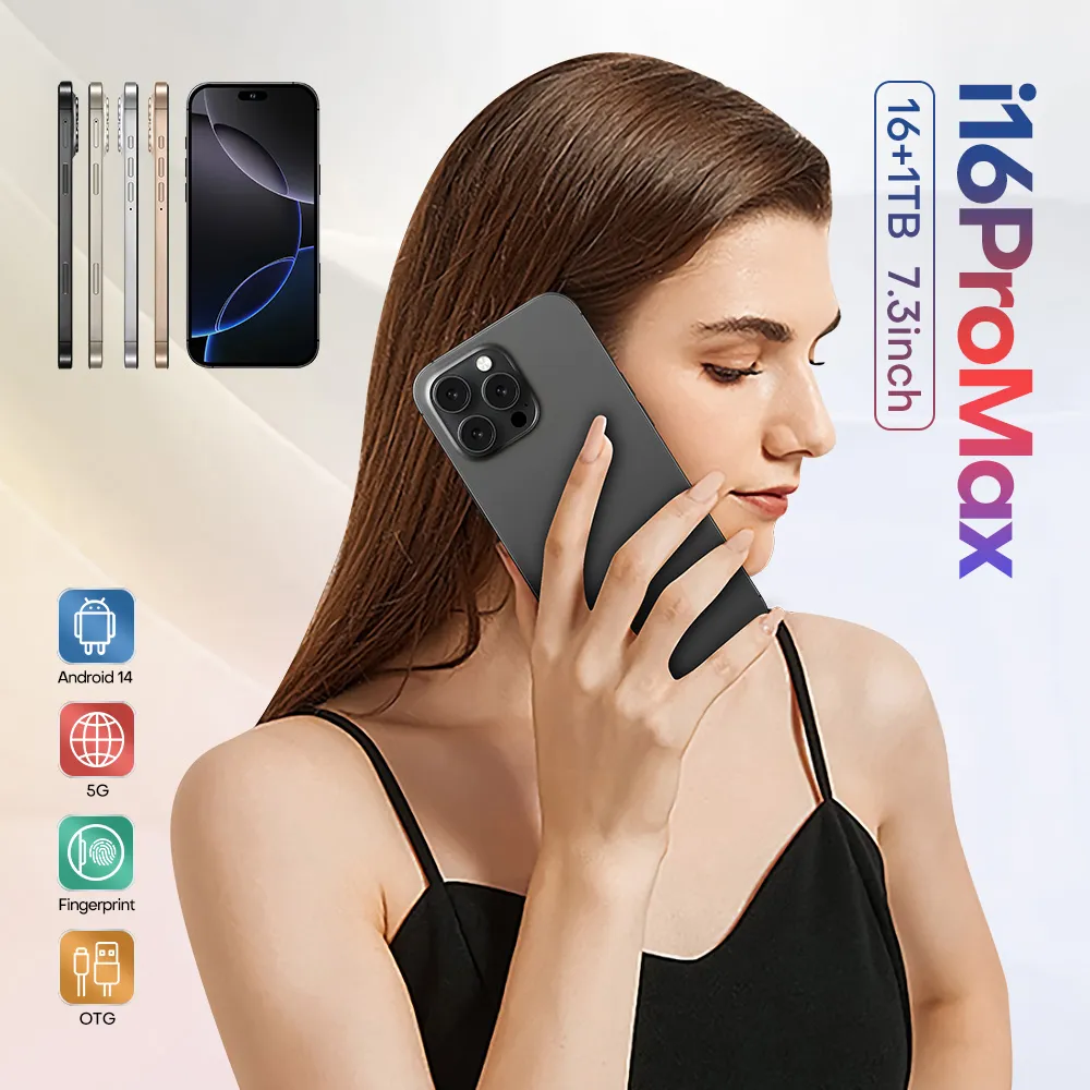 I16ProMax 5G Smartphone   Snapdragon 8 Gen3, 7.3... 