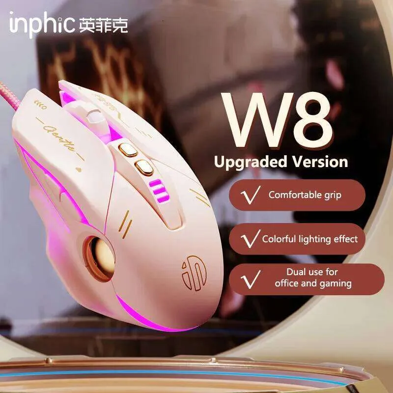 Inphic Design Inphic W8 Wired Gaming Mouse Ergonomic Silent... From Heliodor358, $9. ...