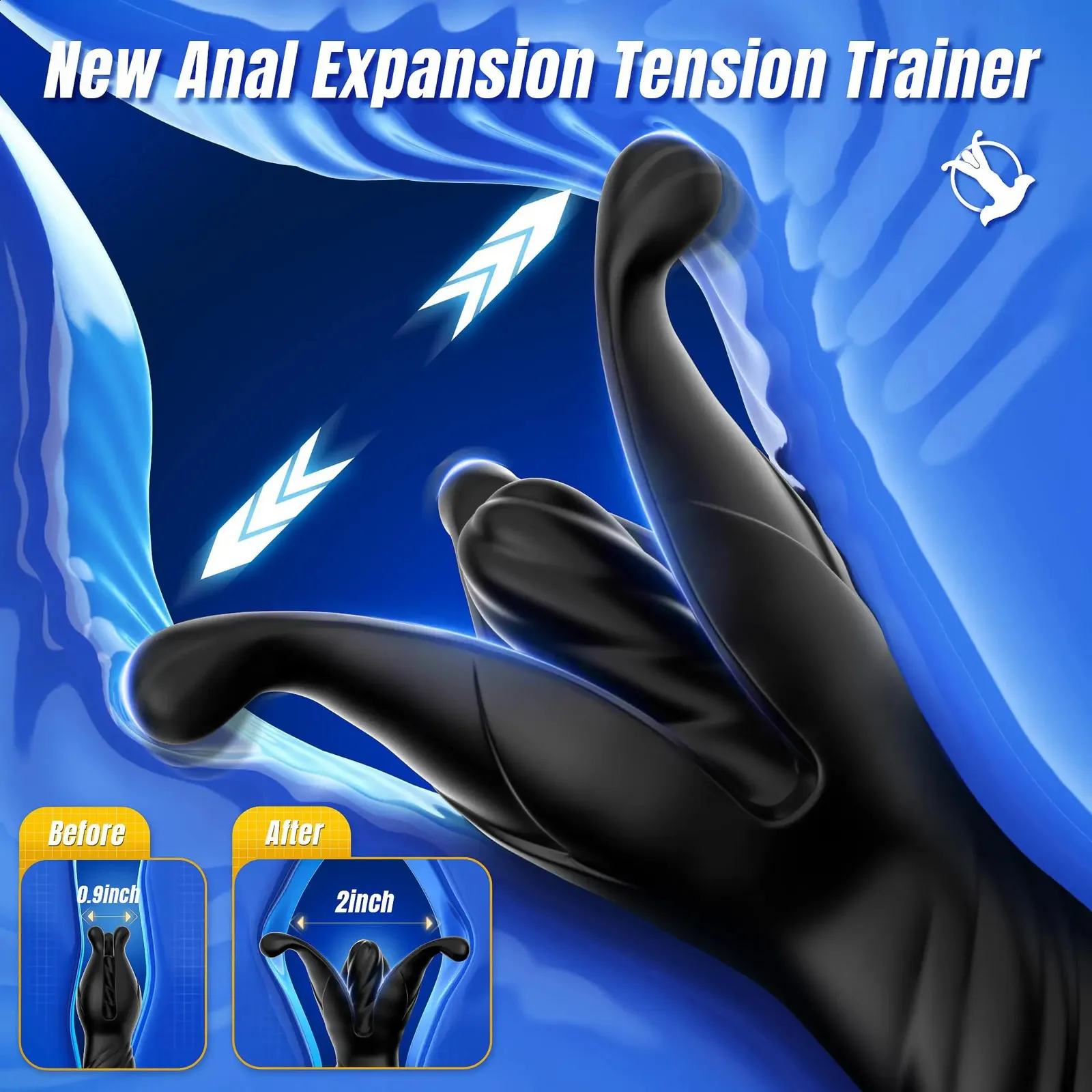 beisar prostate massager anal vibrator Feel So Alive” Vibrating Anal Plug